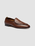 OLIVER 006 - Brown Leather Venetian Loafers - image OCUOLIV006CER24D788410 - 3