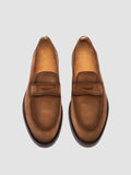 Mens Blue Suede Penny Loafers: OPERA FLEXI 101 Officine Creative - 2