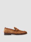OPERA 001 - Brown Suede Penny Loafers - image OCUOPER001LIGC3E280400 - 1