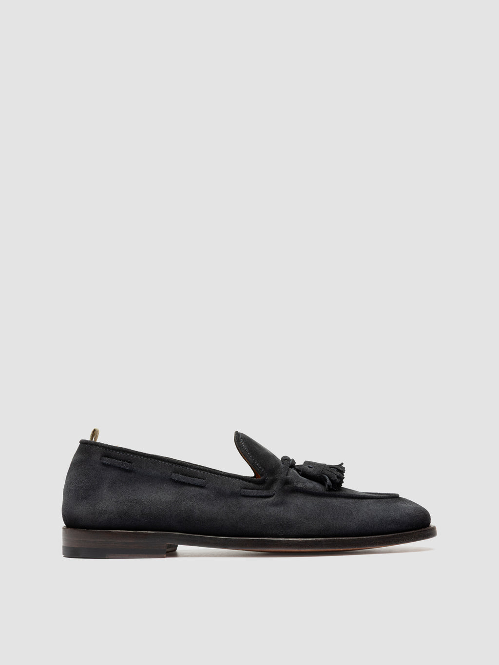 OPERA 002 - Blue Suede Tassel Loafers - image OCUOPER002LIGC3F460410 - 1