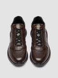 PHASE 001 - Braune Low-Top-Sneaker aus Leder