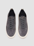 PLUMA 001 - Blue Suede Low-Top Sneakers
