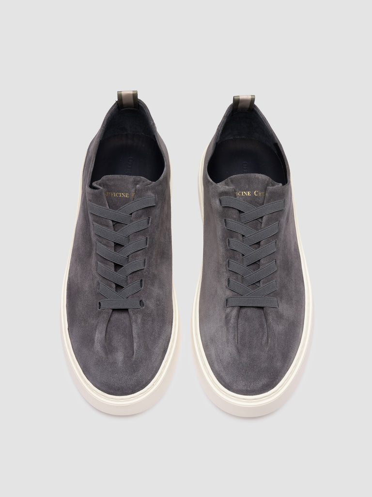 PLUMA 001 - Blue Suede Low-Top Sneakers