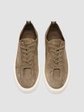 PLUMA 001 - Taupe Suede Low Top Sneakers - image OCUPLUM001LIGC1LEAD400 - 2