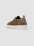 PLUMA 001 - Taupe Suede Low Top Sneakers - image OCUPLUM001LIGC1LEAD400 - 4