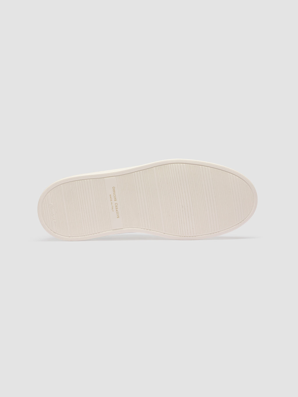 PLUMA 001 - White Leather Low-Top Sneakers