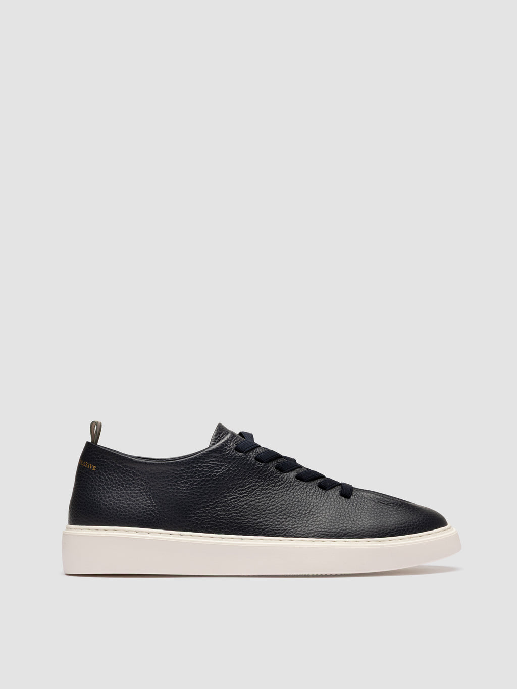 PLUMA 001 - Blue Leather Low Top Sneakers