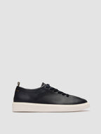 PLUMA 001 - Blue Leather Low Top Sneakers