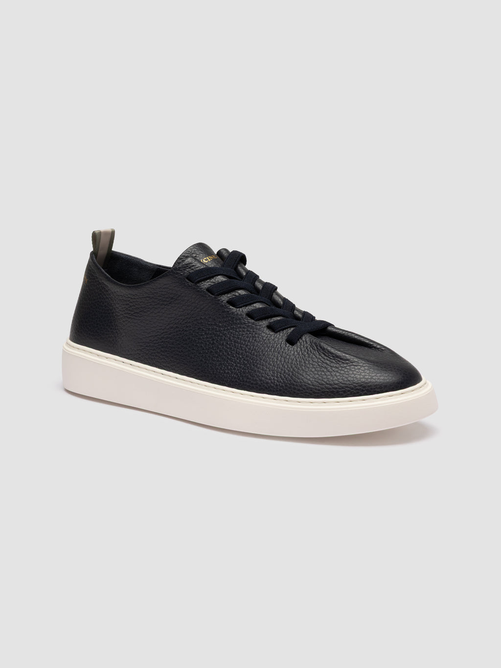 PLUMA 001 - Blue Leather Low Top Sneakers
