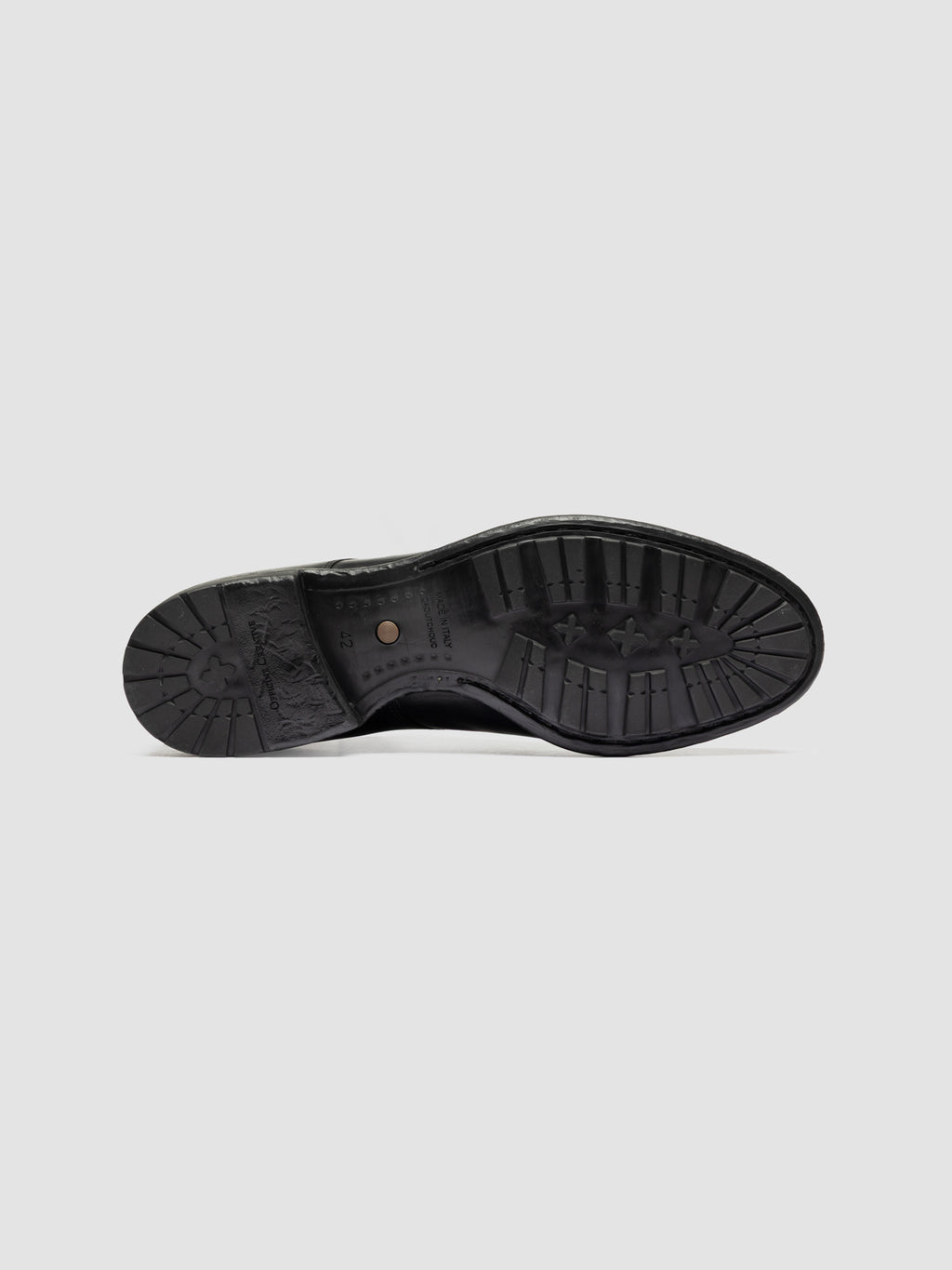 PRINCE 606 - Black Leather Derby Shoes - image OCUPRIN606SPOI91000400 - 5