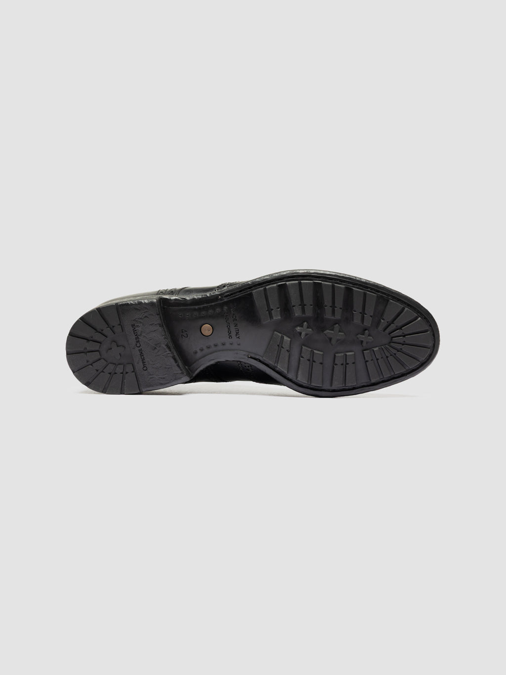 PRINCE 609 - Black Leather Derby Shoes - image OCUPRIN609SPOI91000390 - 5