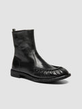 RUGGED 020_W - Schwarze Lederstiefel mit Reißverschluss - image OCURUGG020IGNIS1000400 - 3