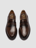 SAX FLEXI 001 - Brown Leather Penny Loafers - image OCUSAFL001AERCAD215400 - 2