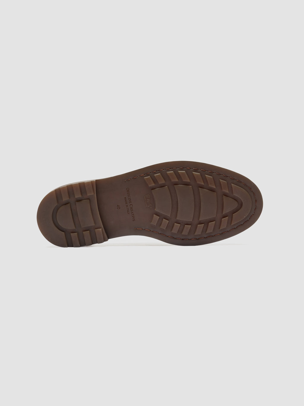 SAX FLEXI 001 - Brown Leather Penny Loafers - image OCUSAFL001AERCAD215400 - 5