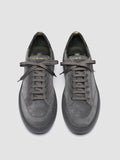 SEQUEL 001 - Grey Suede and Leather Sneakers