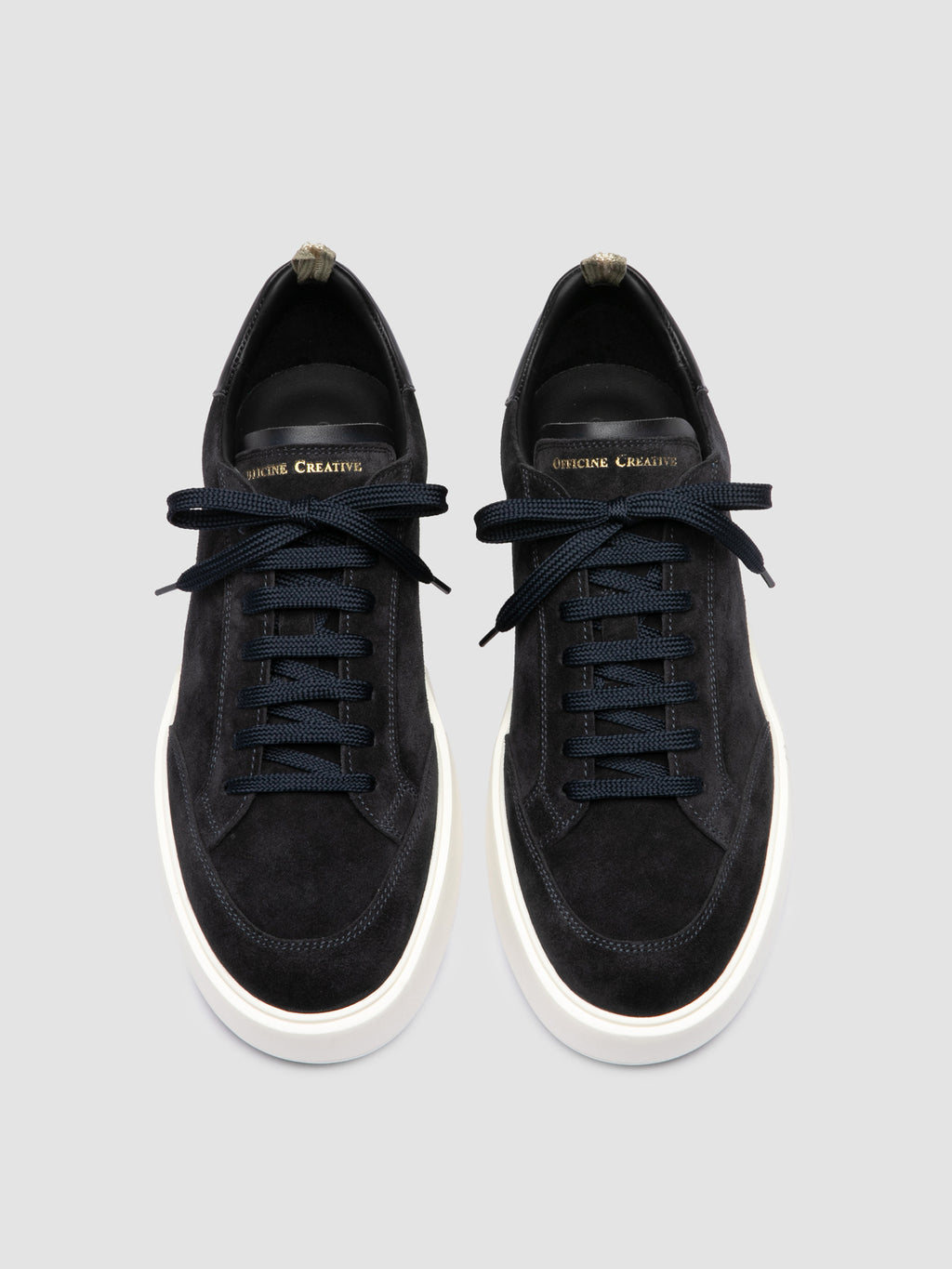 SEQUEL 002 - Blue Suede and Leather Sneakers