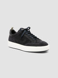 SEQUEL 002 - Blue Suede and Leather Sneakers