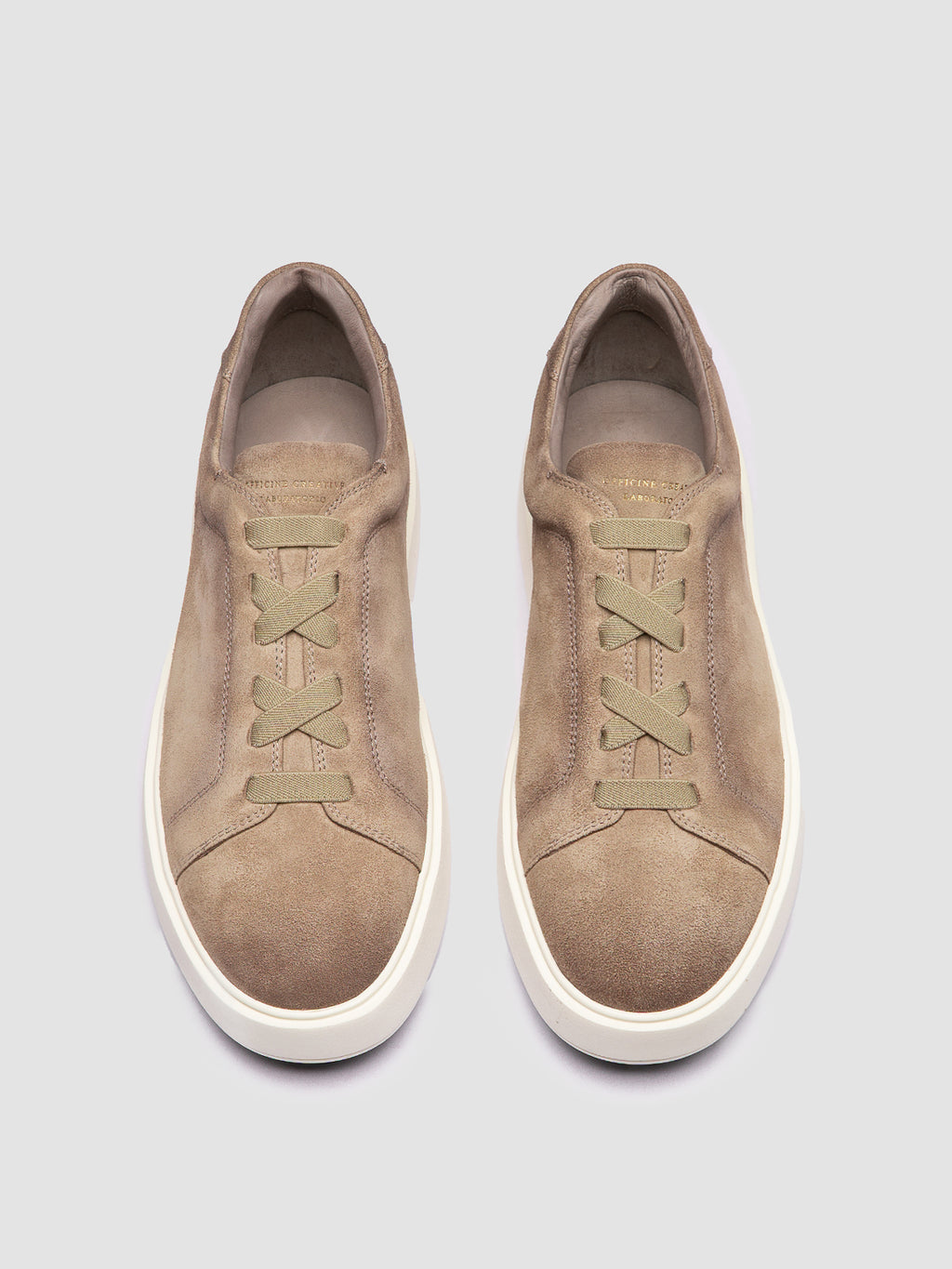 SLOUCH 001 - Beige Suede Sneakers