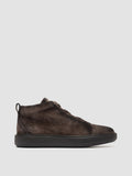 SLOUCH 005 - Brown Suede High Top Sneakers