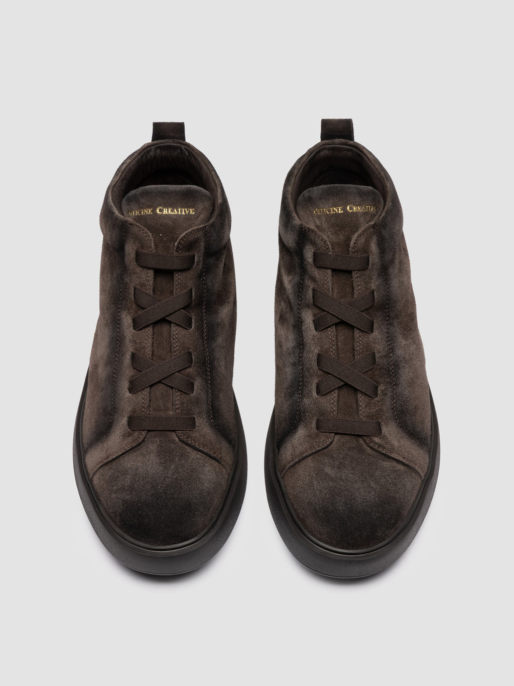 SLOUCH 005 - Brown Suede High Top Sneakers
