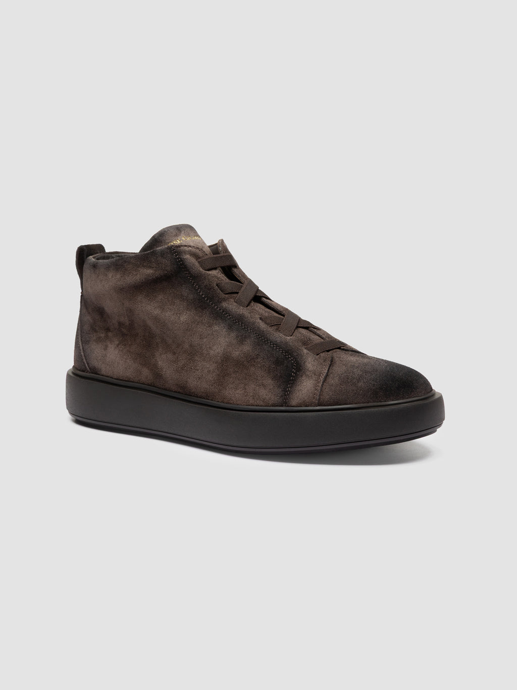 SLOUCH 005 - Brown Suede High Top Sneakers