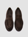 SOUND 008_W - Brown Suede Penny Loafers - image OCUSOUN008LIGC1G110410 - 2