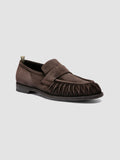 SOUND 008_W - Brown Suede Penny Loafers - image OCUSOUN008LIGC1G110410 - 3