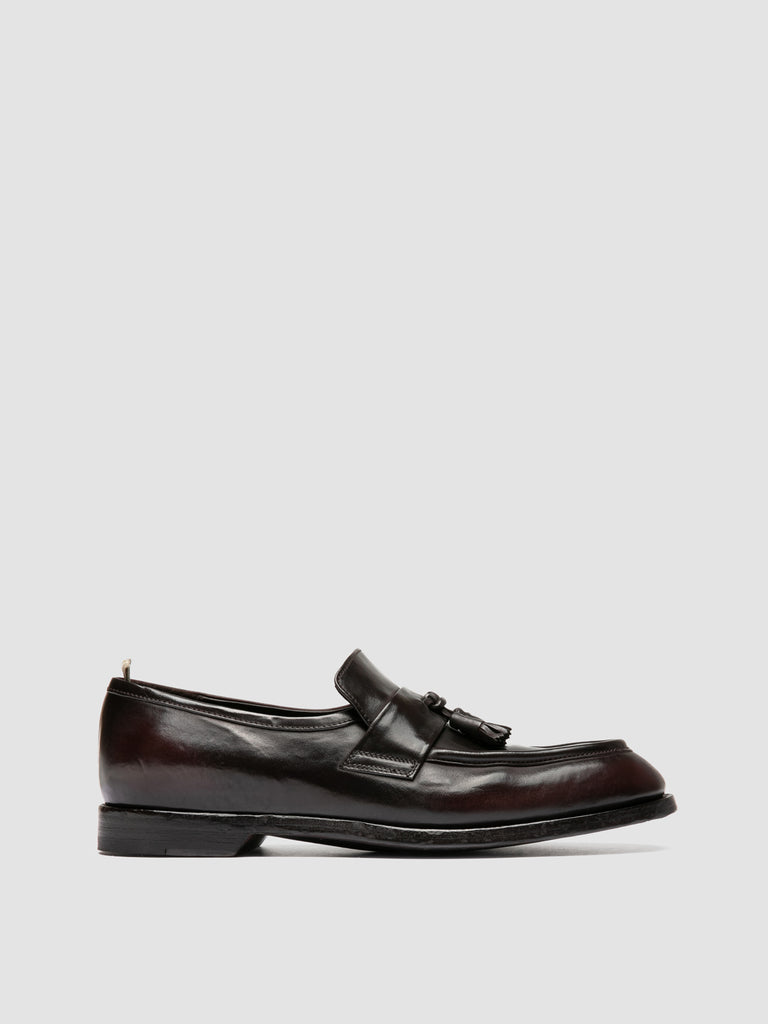 SOUND 011_W  - Brown Leather Tassel Loafers