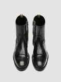 SOUND 015_W - Black Leather Zipped Boots