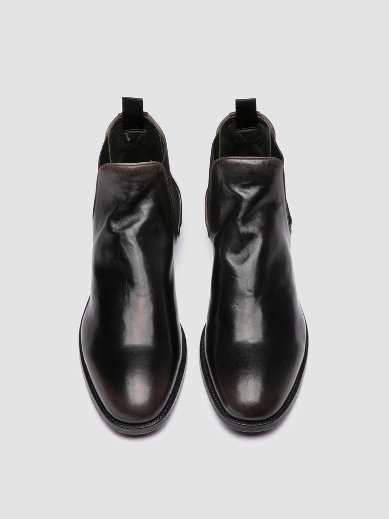 VANDERBILT CAOU 002 - Graue Chelsea-Stiefel aus Leder