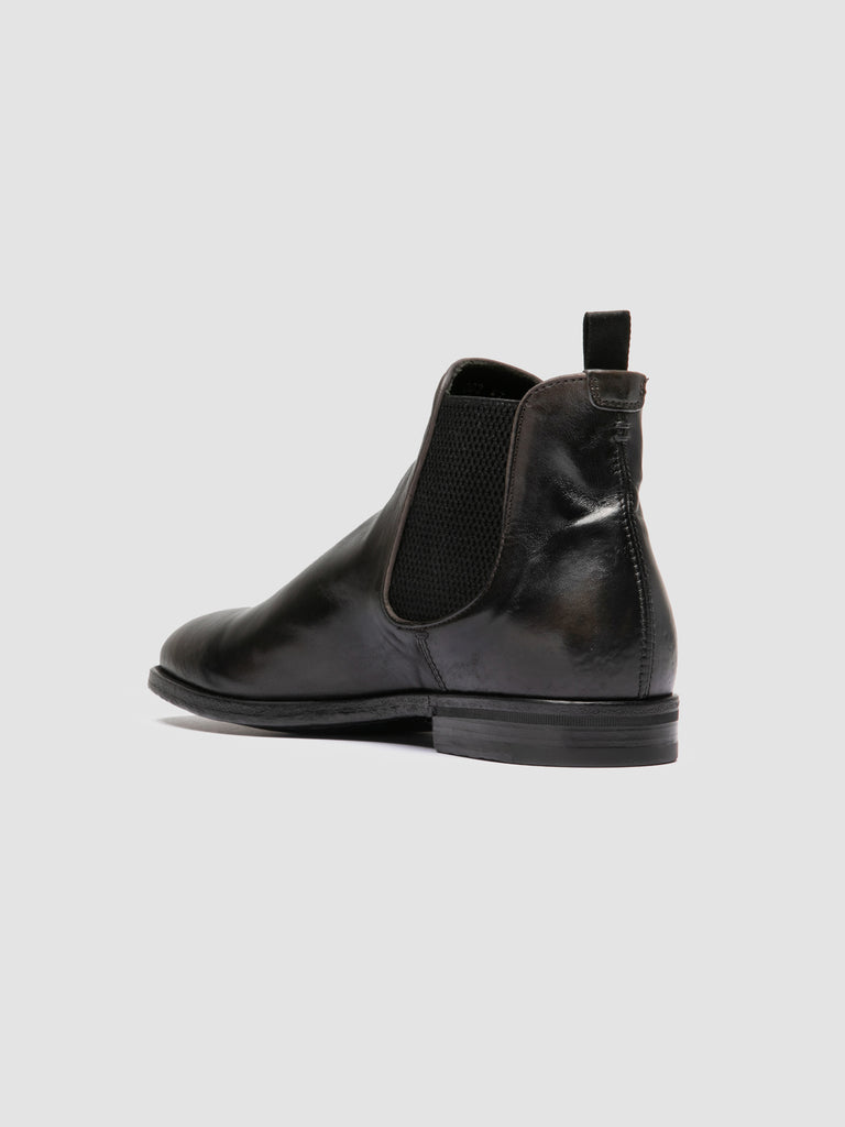 VANDERBILT CAOU 002 - Graue Chelsea-Stiefel aus Leder