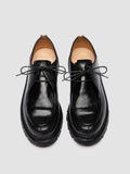 VOLCOV FLEXI 001 - Schwarze Derby-Schuhe aus Leder