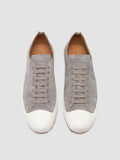 VULCAN 001 - Grey Suede Low-Top Sneakers