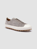 VULCAN 001 - Grey Suede Low-Top Sneakers