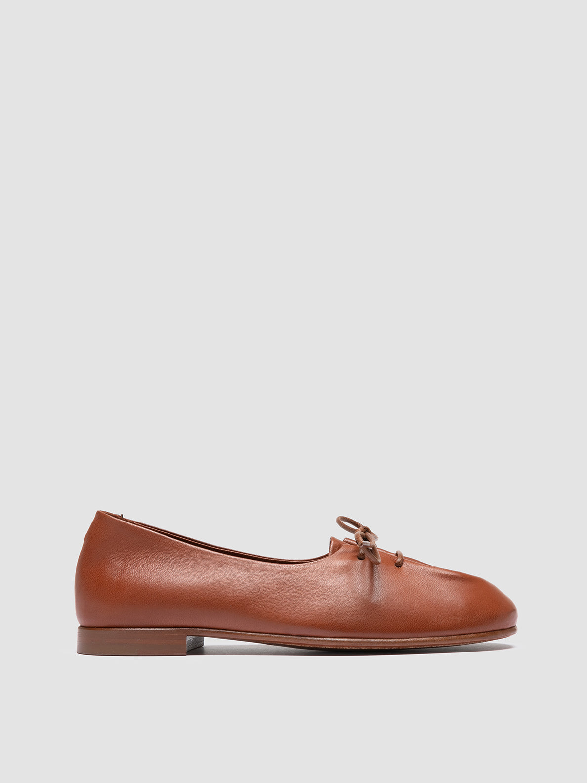 Officine Creative - Women's brown leather ballerinas