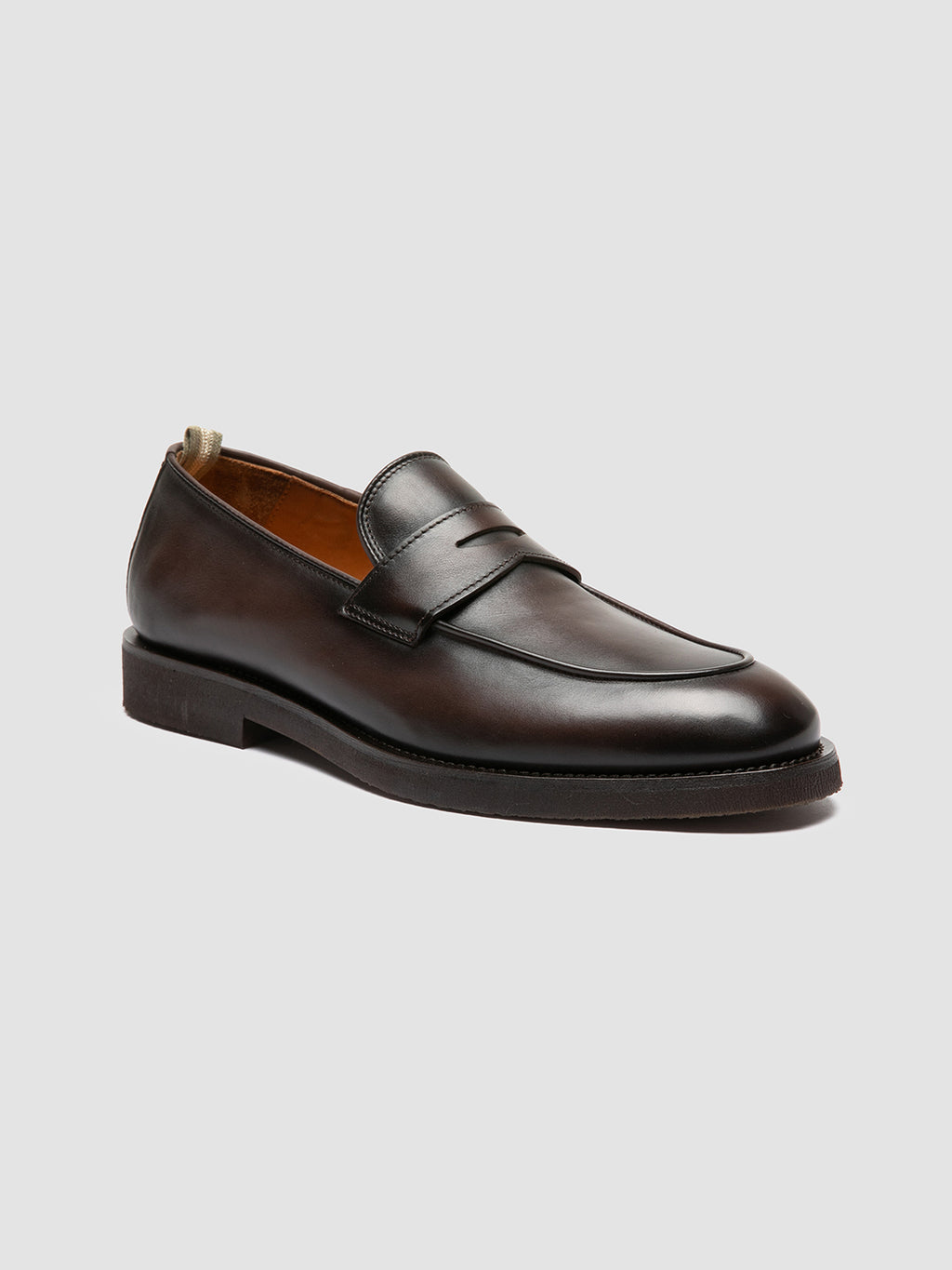 OPERA FLEXI 101 - Brown Leather Penny Loafers