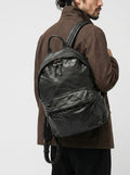 OC PACK 004 - Black Leather Backpack