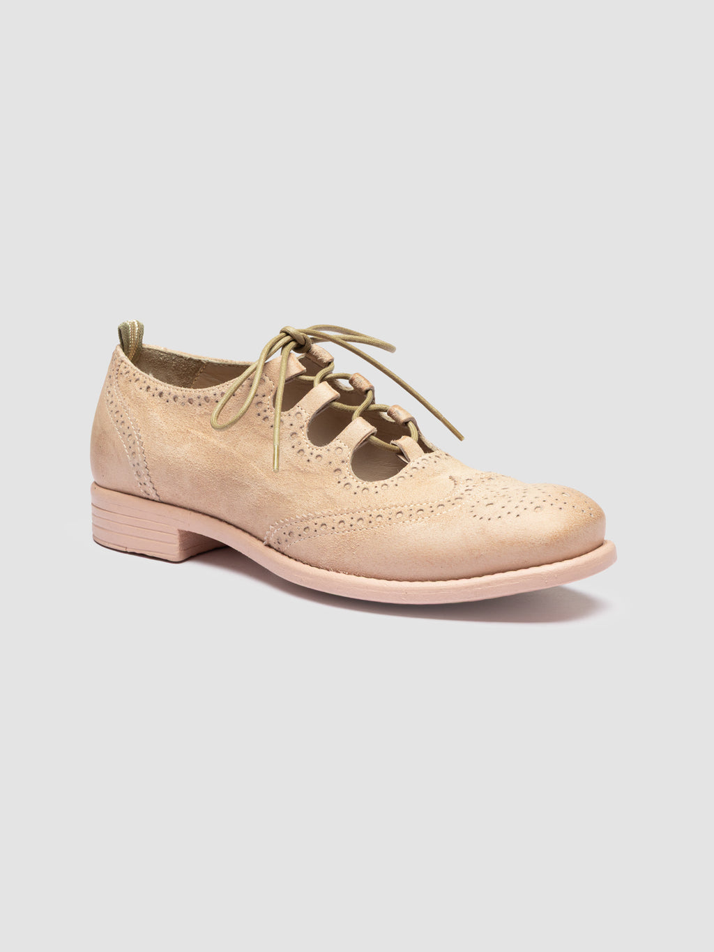 CALIXTE 079 - Rose Leather Oxford Shoes - image RTDCAXT079CAKASE618360 - 3