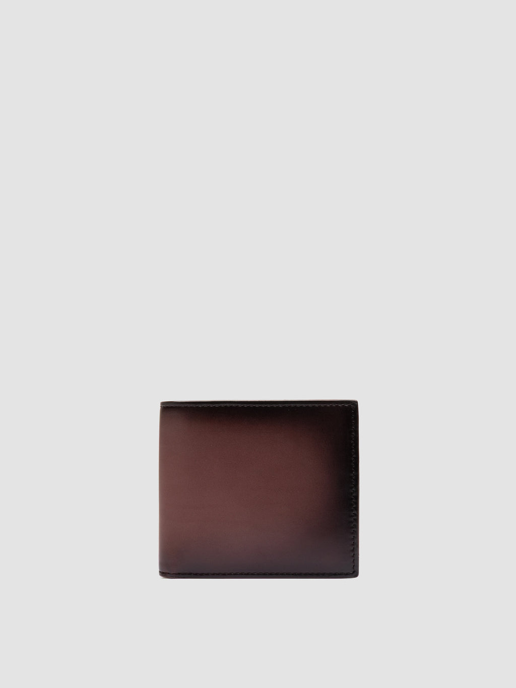 BOUDIN 02 - Burgundy Leather Bifold Wallet - image RTLBOUD02AERBTD611TU0 - 1