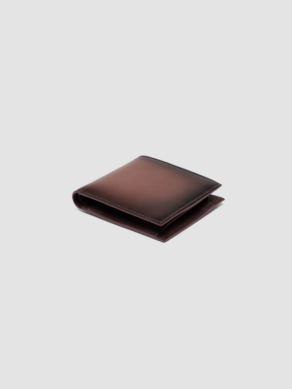 BOUDIN 02 - Burgundy Leather Bifold Wallet - image RTLBOUD02AERBTD611TU0 - 3