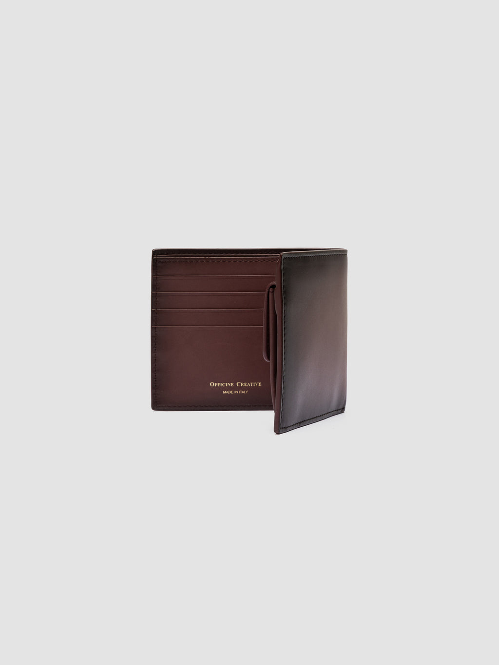 BOUDIN 02 - Burgundy Leather Bifold Wallet - image RTLBOUD02AERBTD611TU0 - 5