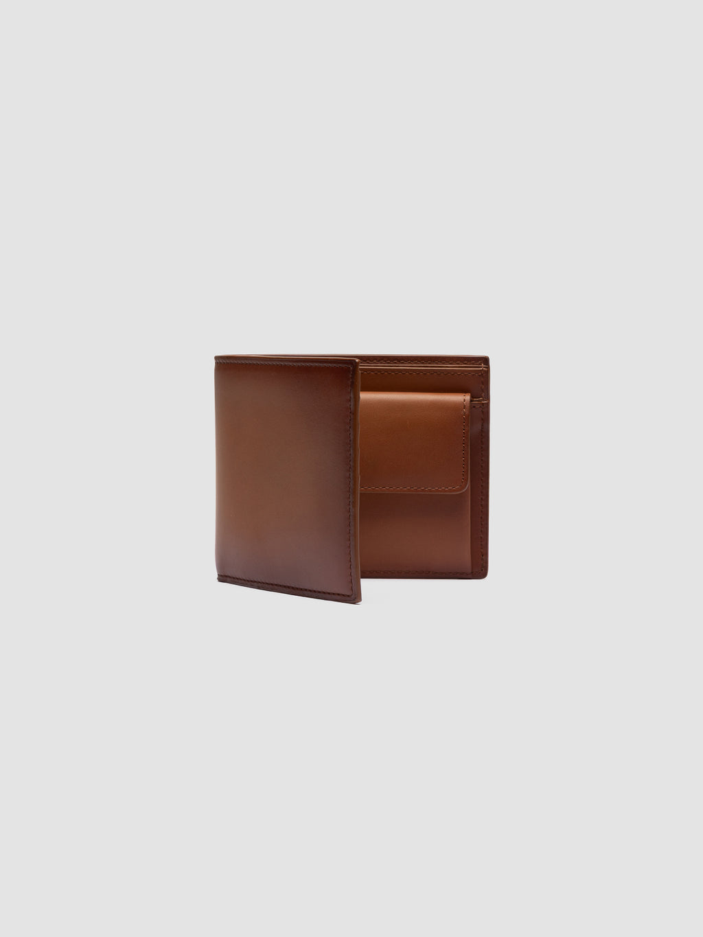 BOUDIN 02 - Brown Leather Bifold Wallet - image RTLBOUD02AERBTM208TU0 - 4