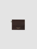 BOUDIN 22 - Brown Leather Card Holder - image RTLBOUD22AERBT2040TU0 - 1
