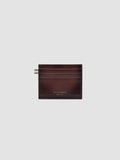 BOUDIN 22 - Burgundy Leather Card Holder - image RTLBOUD22AERBTD611TU0 - 2