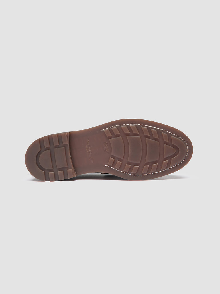 SAX FLEXI 001 - Burgundy Leather Penny Loafers Officine Creative - 5