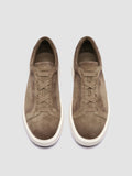 SLOUCH 001 - Taupefarbene Sneaker aus Wildleder