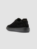 SLOUCH 001 - Schwarze Sneaker aus Wildleder