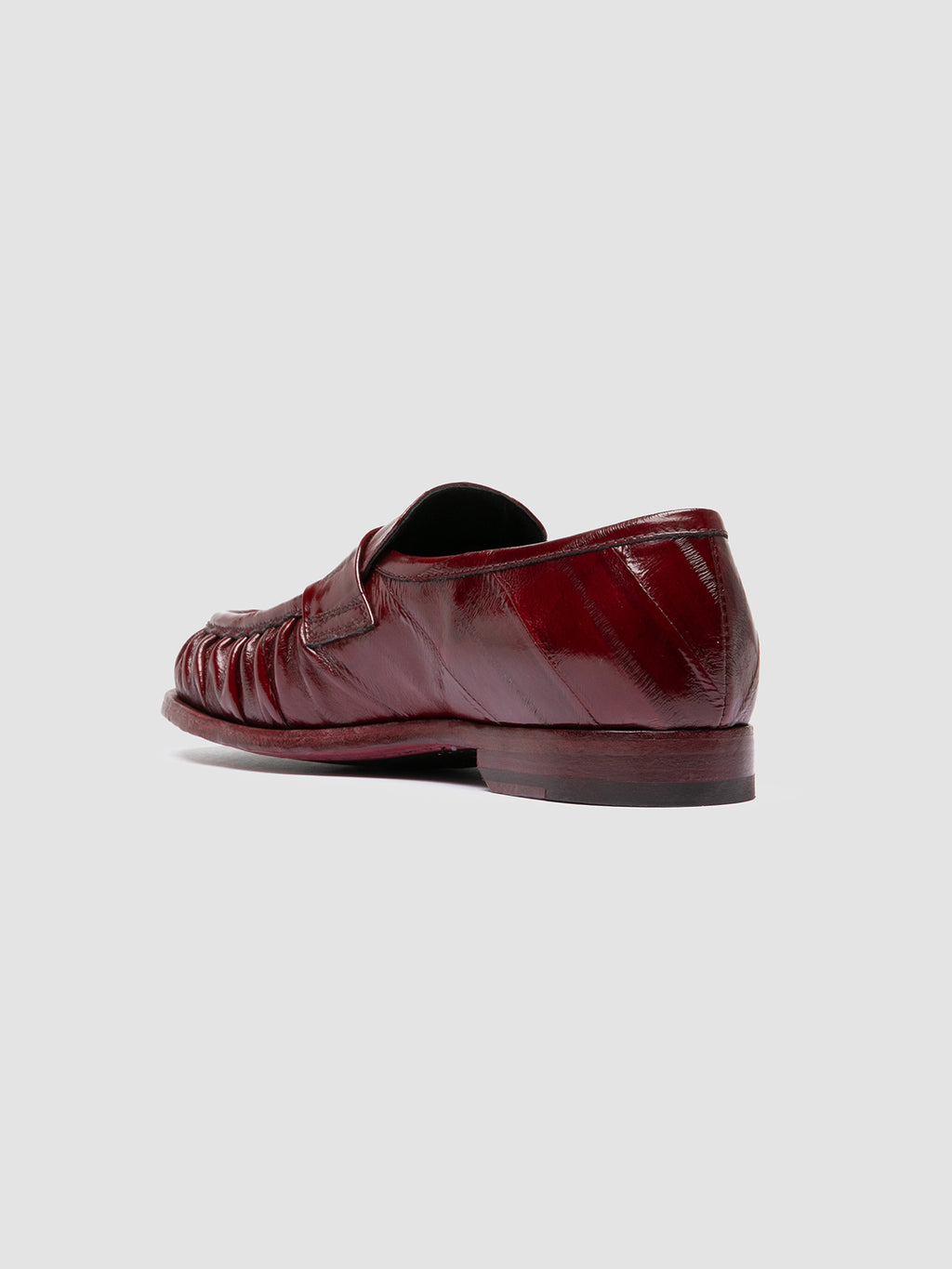 SOLITUDE 107 - Burgundy Leather Penny Loafers Officine Creative - 4
