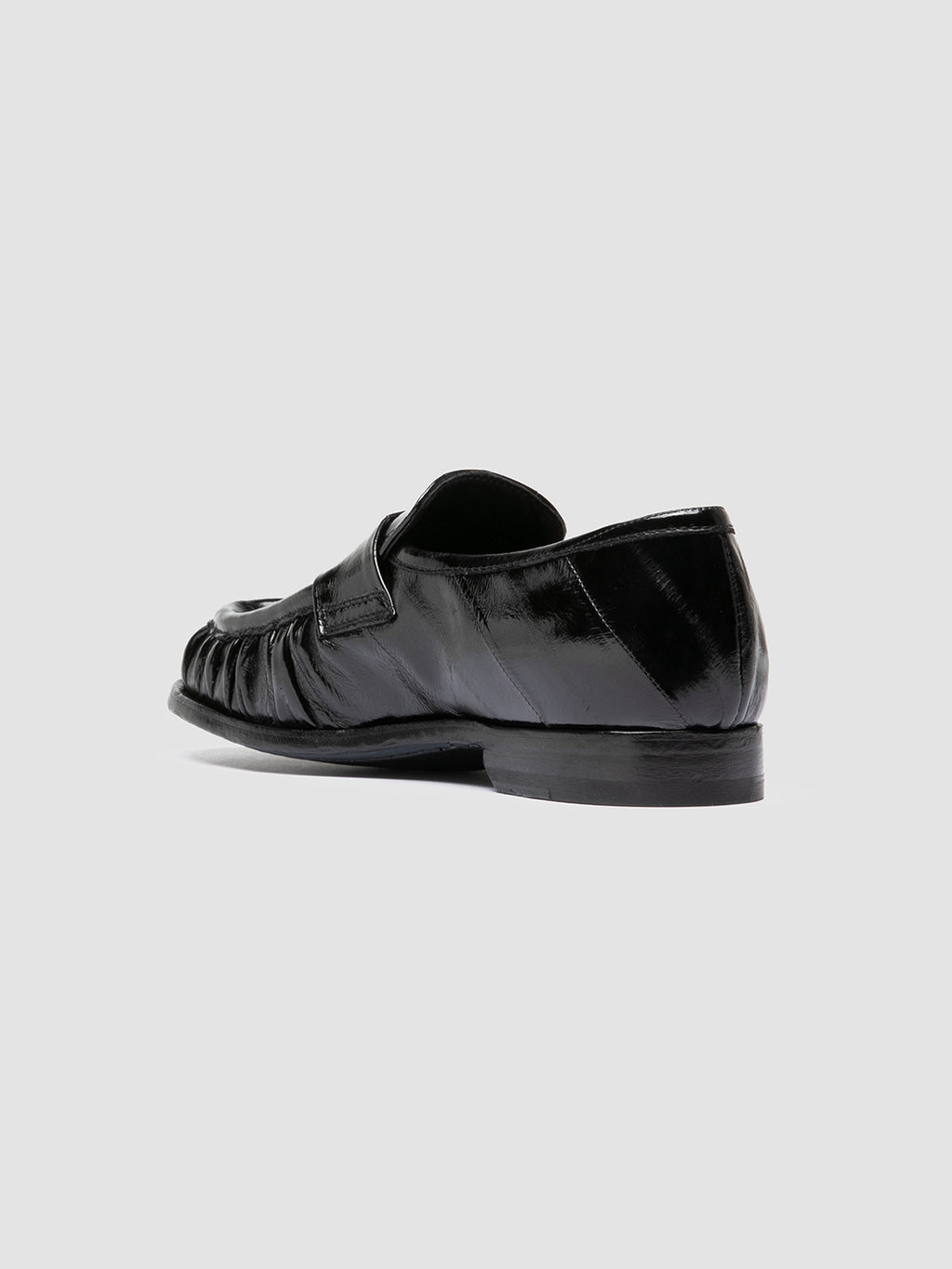 SOLITUDE 107 - Black Leather Penny Loafers Officine Creative - 4