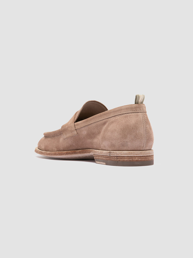 SOUND 001 - Taupe Suede Penny Loafers